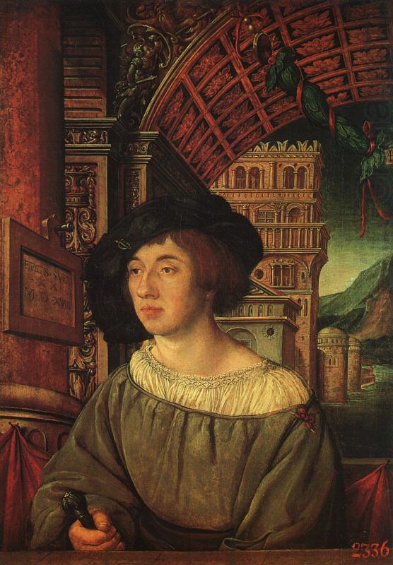 HOLBEIN, Ambrosius Portrait of a Young Man sf china oil painting image